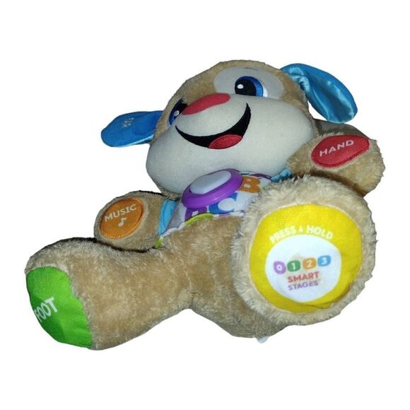 Fisher Price Laugh & Learn Smart Stages Puppy Dog Educational Learning Plush Toy - Picture 3 of 5